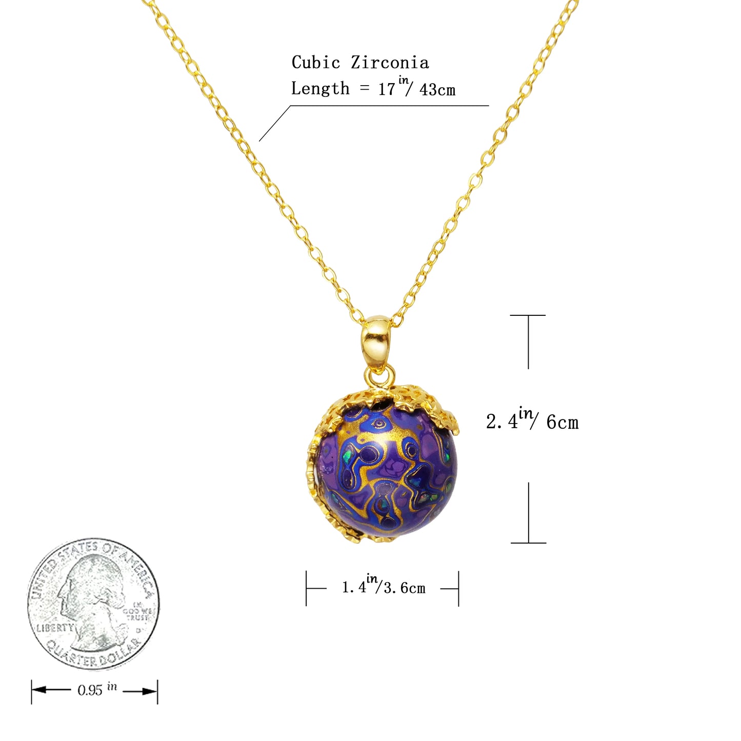 Purple lacquer beads light luxury with high-quality copper gilding, lacquer art, lacquer wood beads, women's pendant necklace