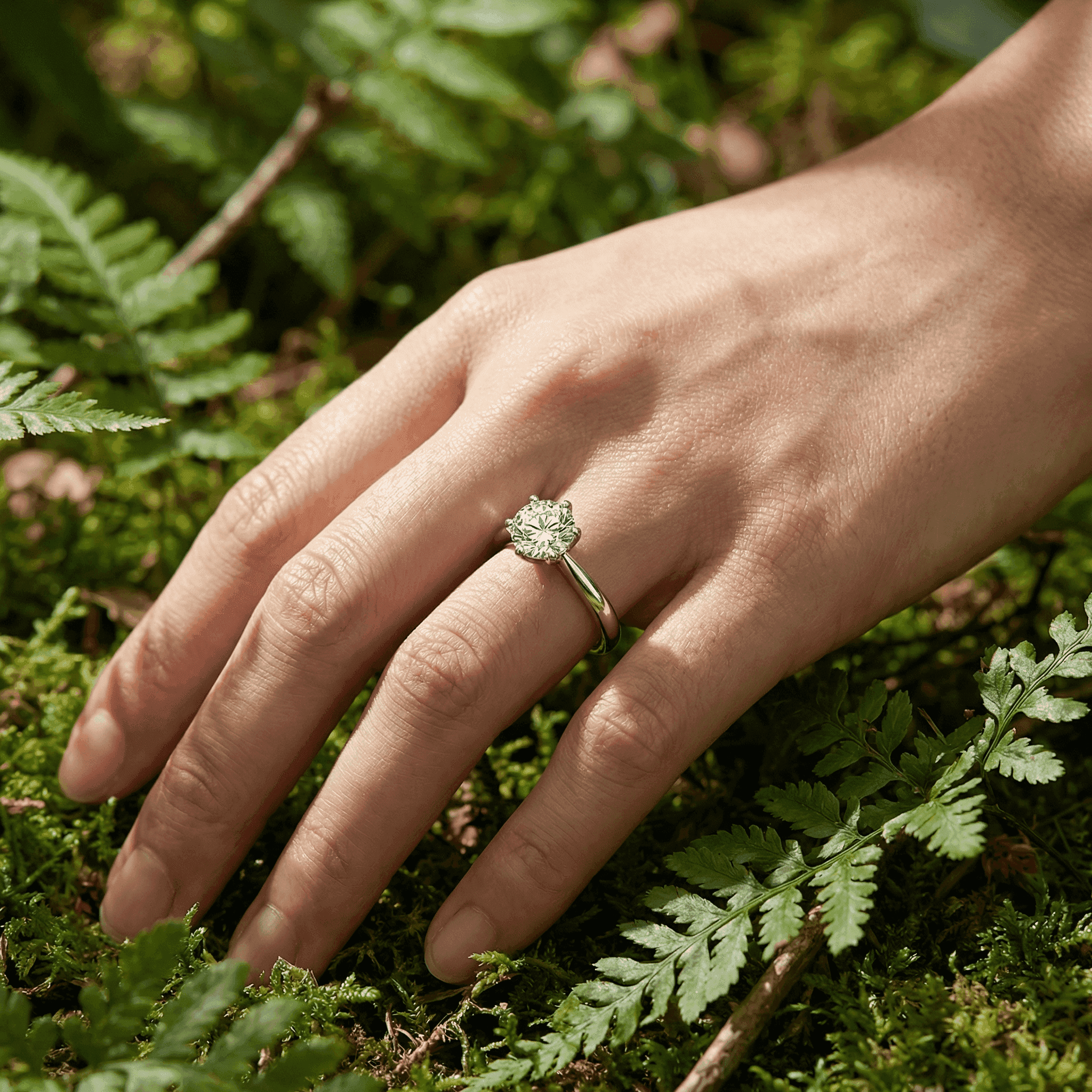 Emerald Cut Lab-Grown Diamond Ring