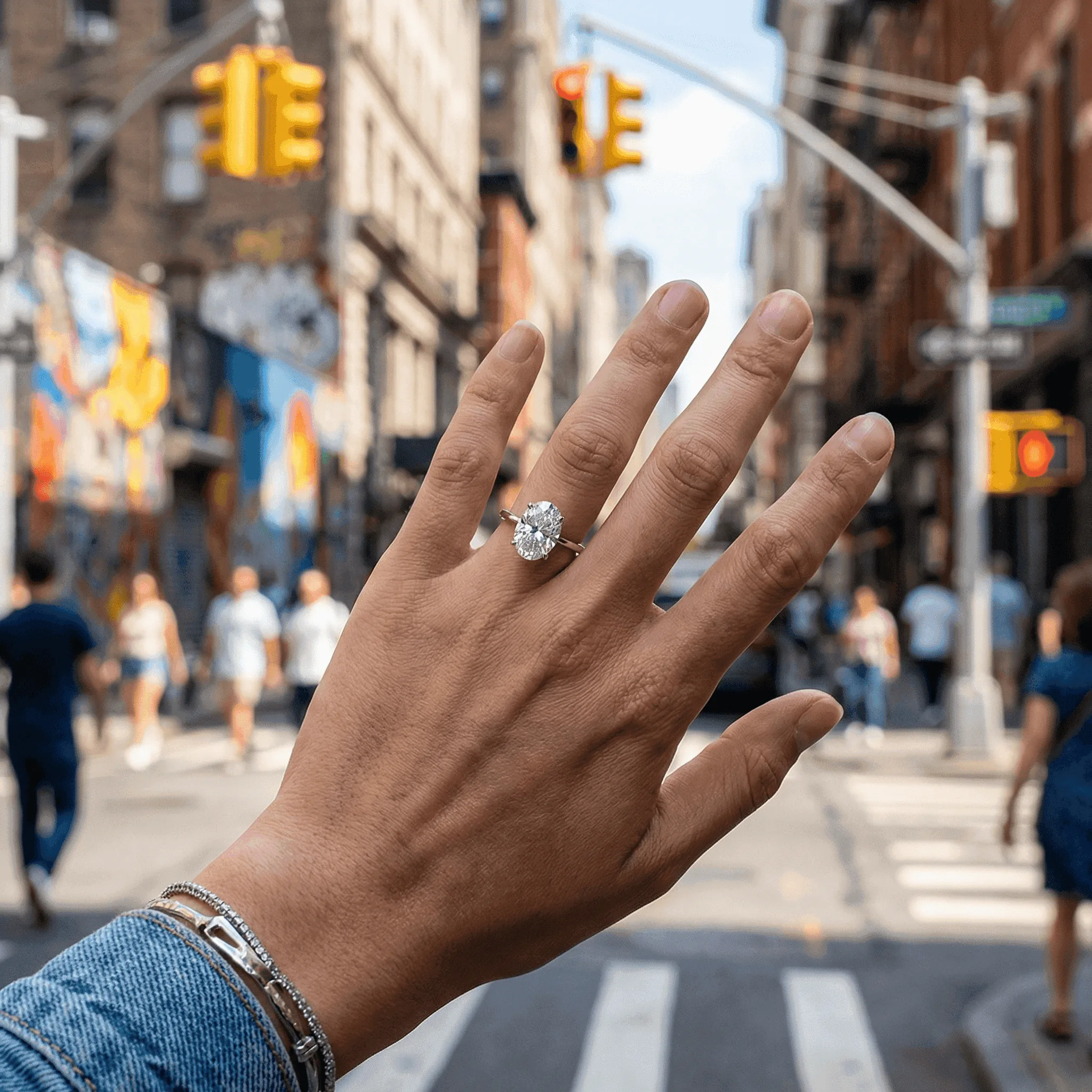 Round Lab-Grown Diamond Eternity Band