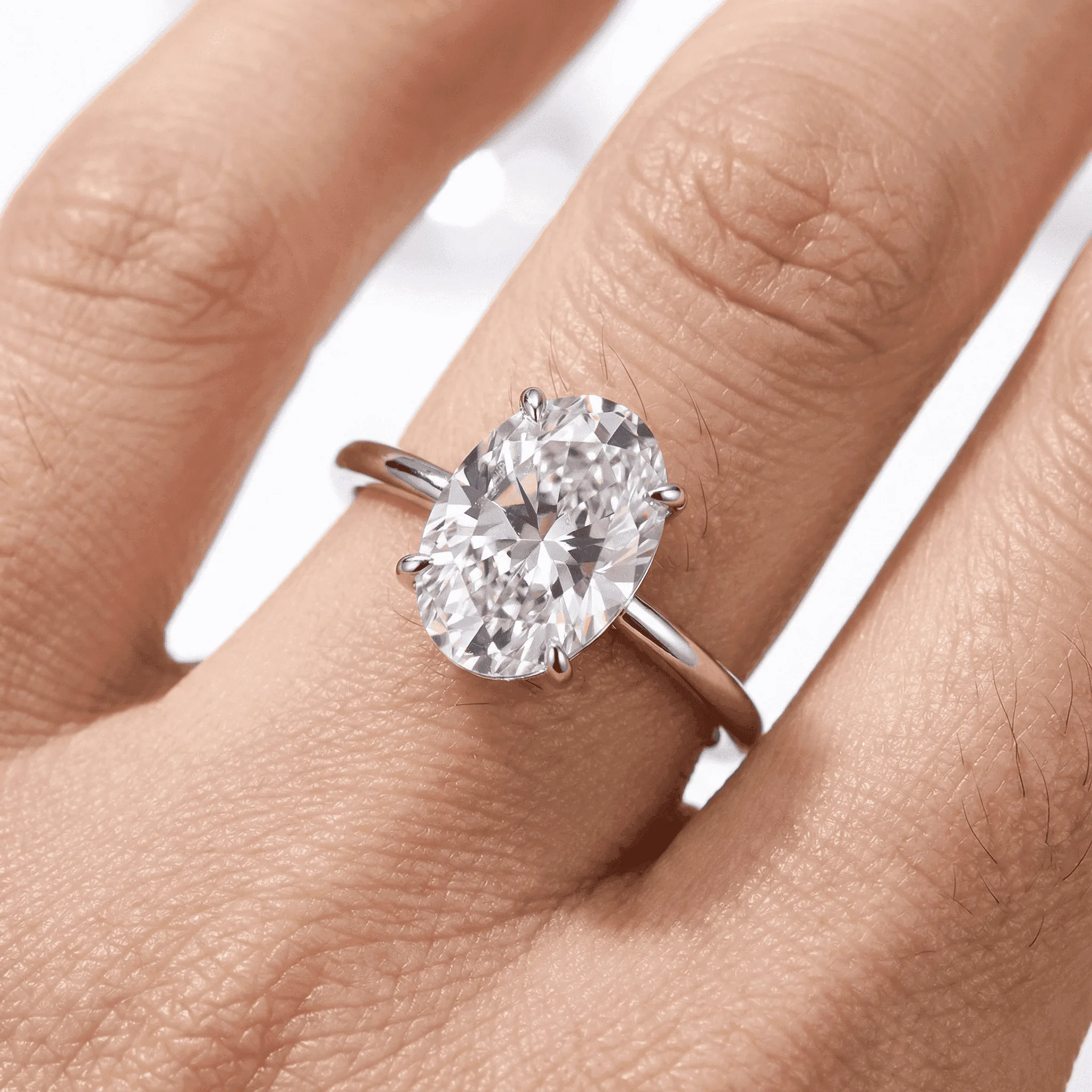 Marquise Moissanite Vintage Ring detail